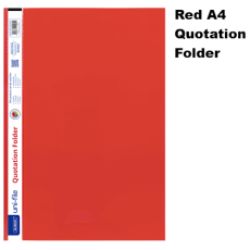 Marlin Red Quotation Folder 